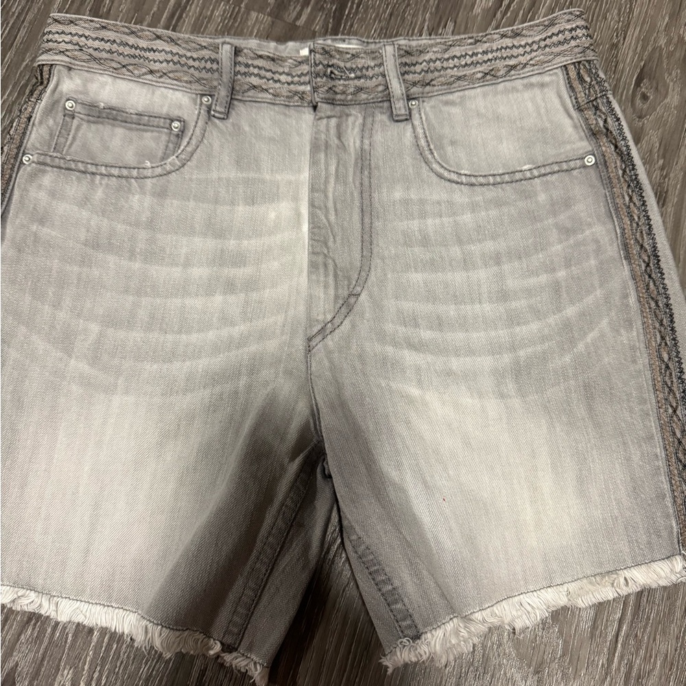 Isabel Marant Light Gray Jean Shorts